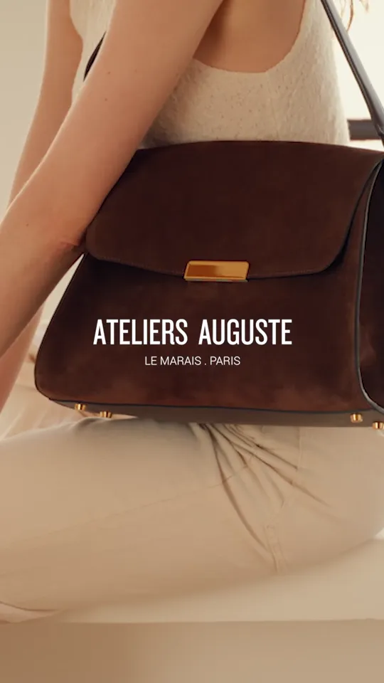 Amelot - Black Pebble Leather – Ateliers Auguste